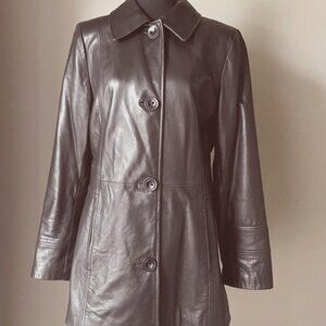 Black Leather Women's Jacket